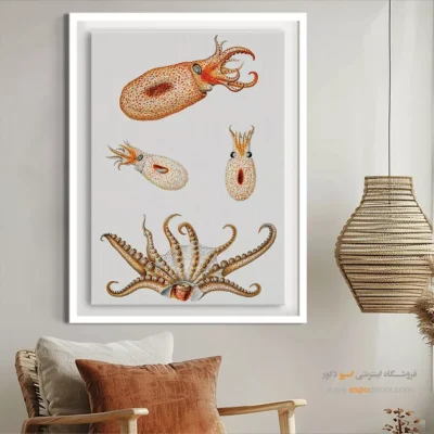 تابلو جانوران دریایی - اسپو دکور