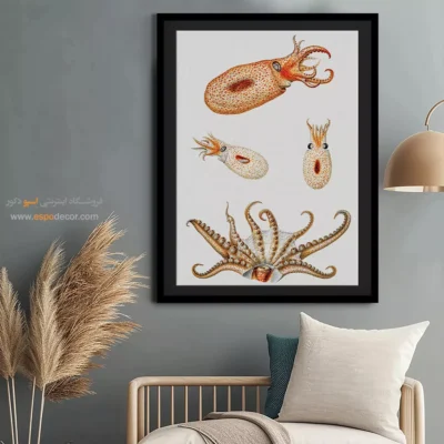 تابلو جانوران دریایی - اسپو دکور