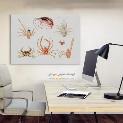 تابلو جانوران دریایی - اسپو دکور