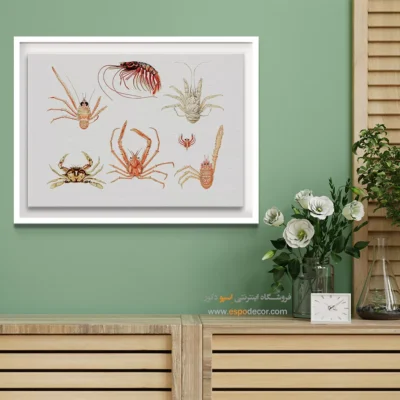 تابلو جانوران دریایی - اسپو دکور