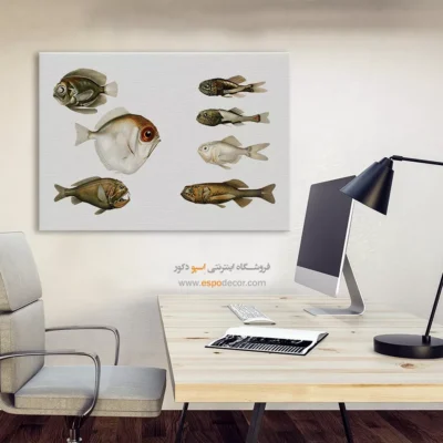 تابلو جانوران دریایی - اسپو دکور