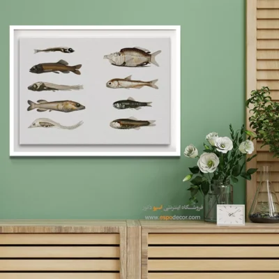 تابلو جانوران دریایی - اسپو دکور