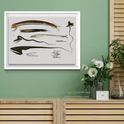 تابلو جانوران دریایی - اسپو دکور