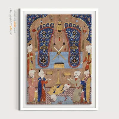 تابلو برای خانه سبک هنری - مسجدی در حرم امام رضا – تابلو نقاشی ایرانی - اسپو دکور