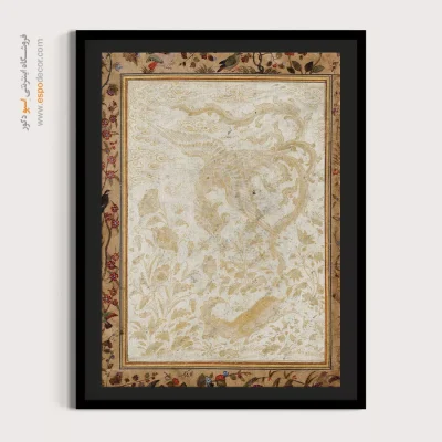 تابلو زیبا - سیمرغ – تابلو نقاشی ایرانی - اسپو دکور