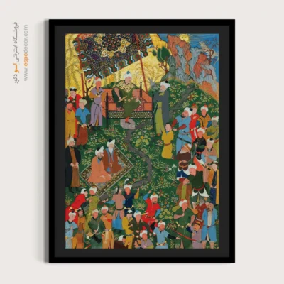 تابلو كلاسيك - دزدان عرب اسیر شده – تابلو نقاشی ایرانی - اسپو دکور