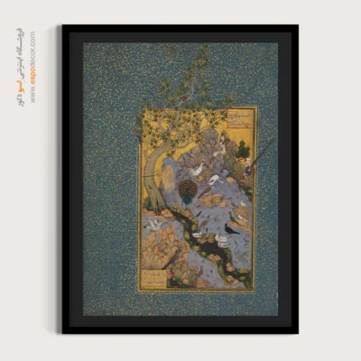تابلو کلاسیک ایرانی - مجموعه پرندگان – تابلو نقاشی ایرانی - اسپو دکور