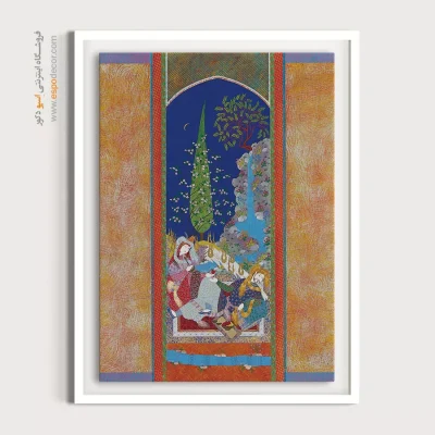 تابلو مینیاتور ایرانی - رقیب – تابلو نقاشی ایرانی - اسپو دکور