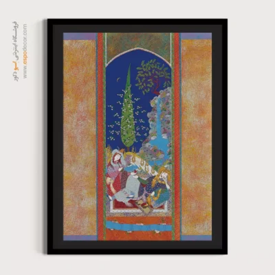 تابلو مینیاتور ایرانی - رقیب – تابلو نقاشی ایرانی - اسپو دکور