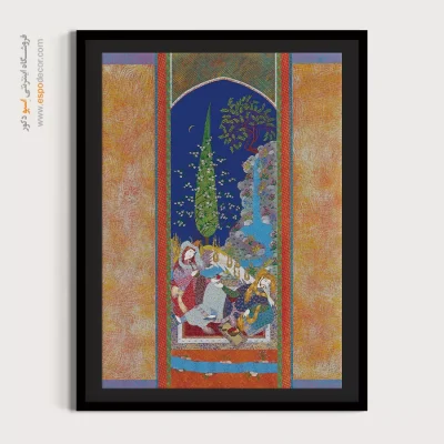 تابلو مینیاتور ایرانی - رقیب – تابلو نقاشی ایرانی - اسپو دکور