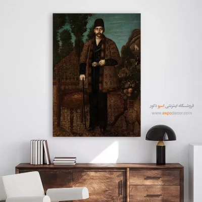 تابلو مینیاتور قدیمی ایرانی - اسماعیل جلایر – تابلو نقاشی ایرانی - اسپو دکور