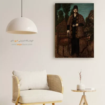 تابلو مینیاتور قدیمی ایرانی - اسماعیل جلایر – تابلو نقاشی ایرانی - اسپو دکور