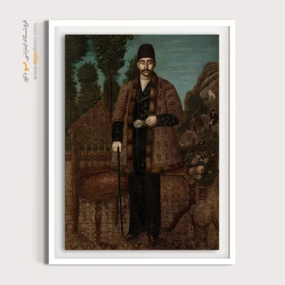 تابلو مینیاتور قدیمی ایرانی - اسماعیل جلایر – تابلو نقاشی ایرانی - اسپو دکور