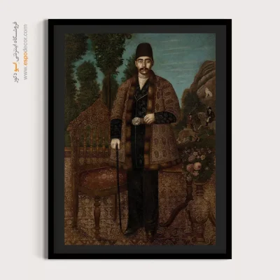 تابلو مینیاتور قدیمی ایرانی - اسماعیل جلایر – تابلو نقاشی ایرانی - اسپو دکور