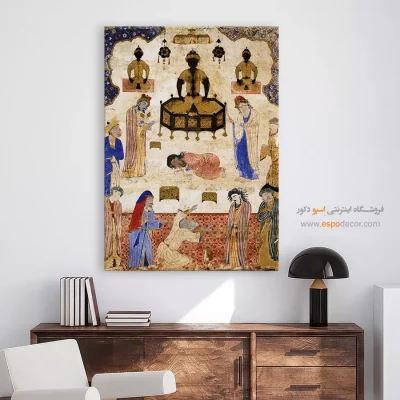تابلو نقاشی قدیمی ایرانی - دیر مینا – تابلو نقاشی ایرانی - اسپو دکور
