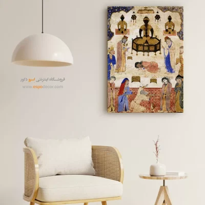 تابلو نقاشی قدیمی ایرانی - دیر مینا – تابلو نقاشی ایرانی - اسپو دکور