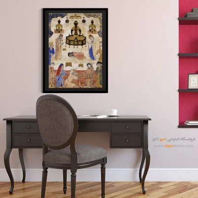 تابلو نقاشی قدیمی ایرانی - دیر مینا – تابلو نقاشی ایرانی - اسپو دکور