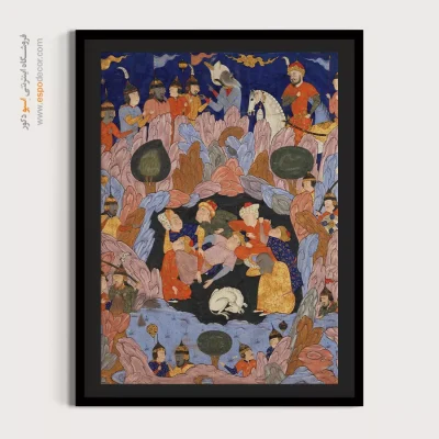 تابلو نقاشی کلاسیک ایرانی - اصحاب کهف – تابلو نقاشی ایرانی - اسپو دکور