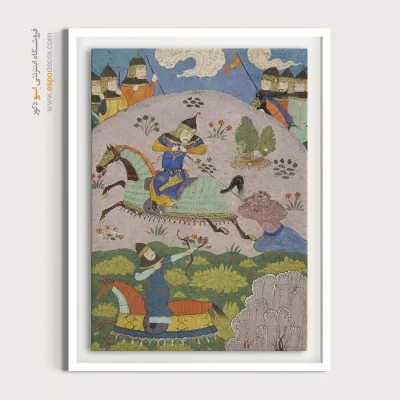 تابلو نقاشی مدرن - ای مصور از یک شرف نما – تابلو نقاشی ایرانی - اسپو دکور