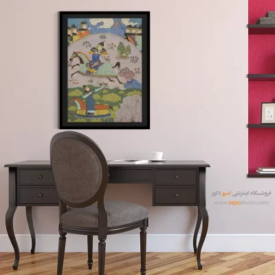 تابلو نقاشی مدرن - ای مصور از یک شرف نما – تابلو نقاشی ایرانی - اسپو دکور