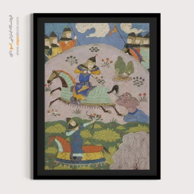 تابلو نقاشی مدرن - ای مصور از یک شرف نما – تابلو نقاشی ایرانی - اسپو دکور