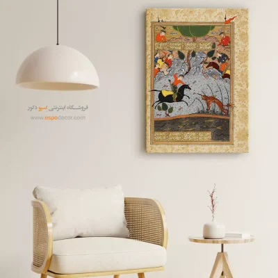 تابلو نقاشی مینیاتور قدیمی