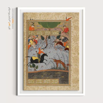 تابلو نقاشی مینیاتور قدیمی