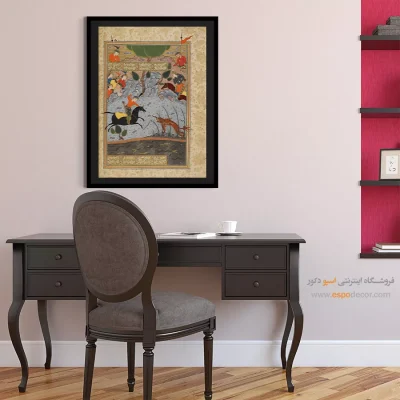 تابلو نقاشی مینیاتور قدیمی