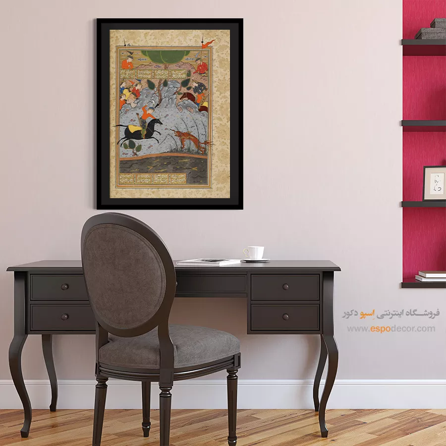 تابلو نقاشی مینیاتور قدیمی