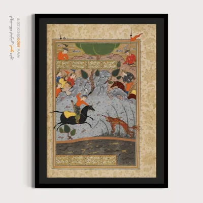 تابلو نقاشی مینیاتور قدیمی