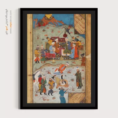 تابلو نقاشی هنرمندان ایرانی - بیرون کشیدن یوسف از چاه – تابلو نقاشی ایرانی - اسپو دکور