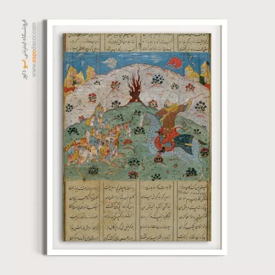 تابلو نقاشی هنرمندان معروف ایرانی - شاه مازندران – تابلو نقاشی ایرانی - اسپو دکور