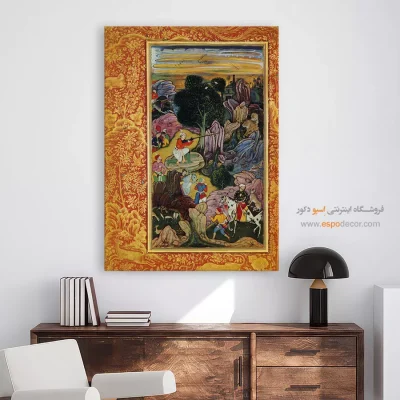 تابلو نگارگری اسب
