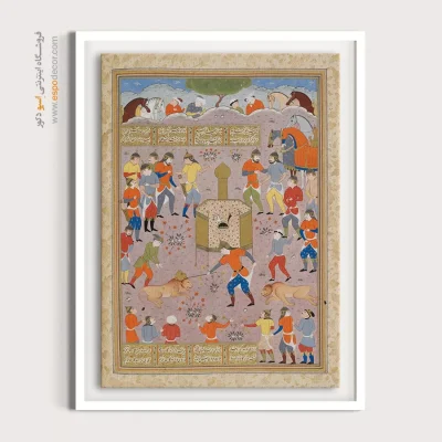 تابلو نگارگری انتزاعی