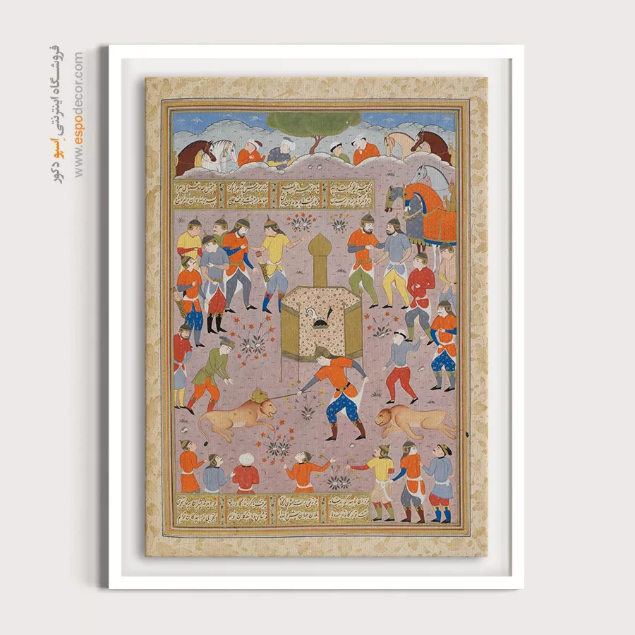 تابلو نگارگری انتزاعی