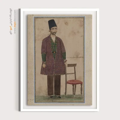 تابلو نگارگری سنتی - پرتره، عمل آقا بالا – تابلو نقاشی ایرانی - اسپو دکور