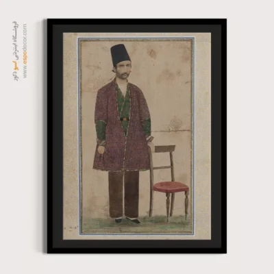 تابلو نگارگری سنتی - پرتره، عمل آقا بالا – تابلو نقاشی ایرانی - اسپو دکور
