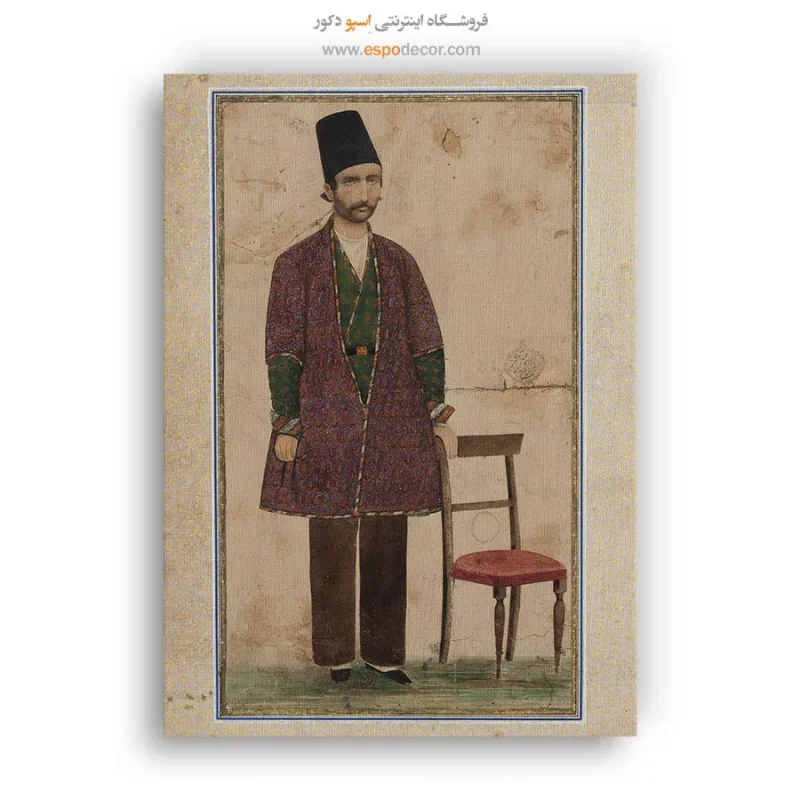 پرتره، عمل آقا بالا - تابلو نقاشی ایرانی