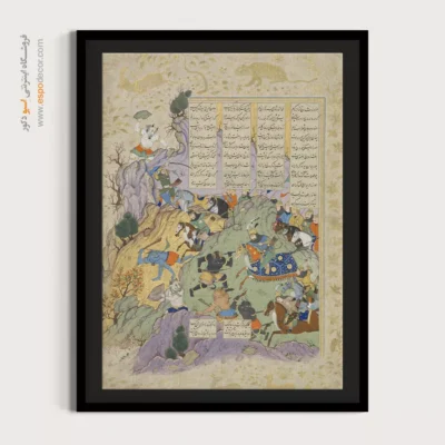 تابلو هنری - تهمورث دیوبند – تابلو نقاشی ایرانی - اسپو دکور