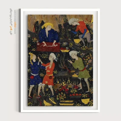 تابلو هنری تزئینی - سوروسات جشن – تابلو نقاشی ایرانی - اسپو دکور