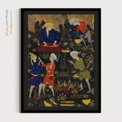 تابلو هنری تزئینی - سوروسات جشن – تابلو نقاشی ایرانی - اسپو دکور