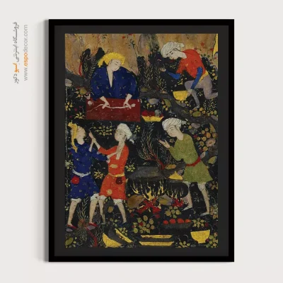 تابلو هنری تزئینی - سوروسات جشن – تابلو نقاشی ایرانی - اسپو دکور