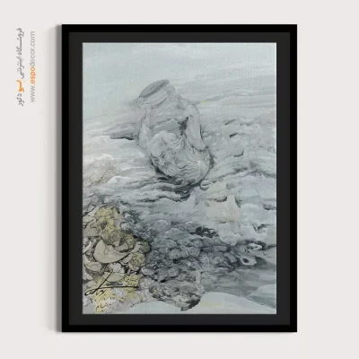 تابلو هنری زیبا - جامیست که عقل آفرین میزندش – تابلو نقاشی ایرانی - اسپو دکور