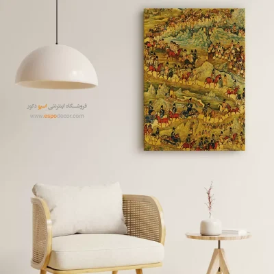 تابلو نگارگری لاکی - جلد لاکی کتاب – تابلو نقاشی ایرانی - اسپو دکور