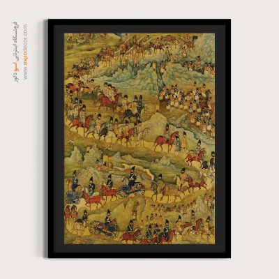 تابلو نگارگری لاکی - جلد لاکی کتاب – تابلو نقاشی ایرانی - اسپو دکور