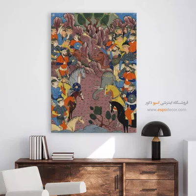 تابلو هنری مینیاتور سنتی