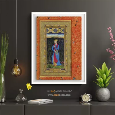 تابلوهای هنری - جوان بیکار – تابلو نقاشی ایرانی - اسپو دکور