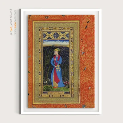 تابلوهای هنری - جوان بیکار – تابلو نقاشی ایرانی - اسپو دکور