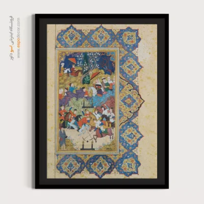 خرید آنلاین تابلو - چوگان – تابلو نقاشی ایرانی - اسپو دکور