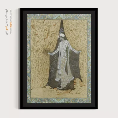 خرید تابلو - چون پرده برافتد نه تو مانی و نه من – تابلو نقاشی ایرانی - اسپو دکور